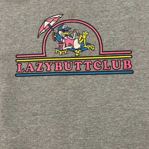 Lazy Butt Club Grey Crewneck Sweatshirt - Picture 5 of 5